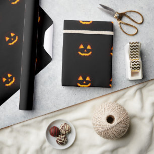 Ljusat Jack o lantern Presentpapper