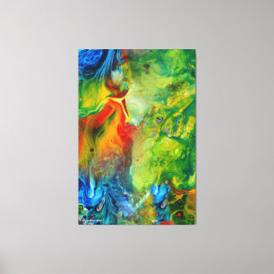 Ljusbåge 1 Abstrakt liggande Canvastryck