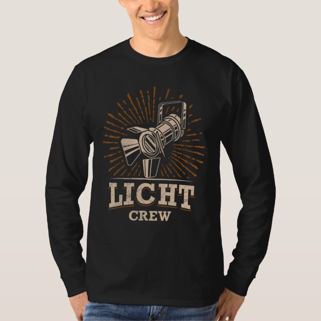 Ljusbåge för tyska ljusbildspel - ljusbåge t shirt (Framsida)