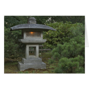 Ljusbåge i japanska Garden Hälsningskort