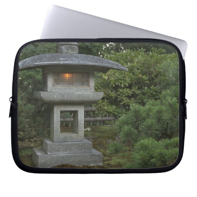 Ljusbåge i japanska Garden Laptop Fodral (Framsidan)