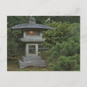 Ljusbåge i japanska Garden Vykort