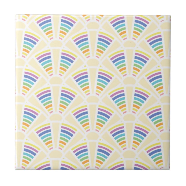 Ljusbåge - ruta kakelplatta (Framsidan)