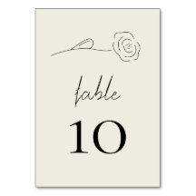 Ljusbege, minimalistisk färskkonst Bröllop