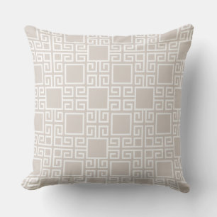 Ljusbeige Geometric/Kärlek I Corinthians 13 Pillo Kudde