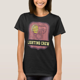 Ljusbesättningens Retro-centerbelysningsteknik T Shirt