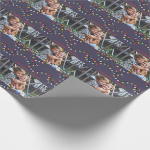 Ljusbildens Helgdag med roligt Twinkle ljus Presentpapper