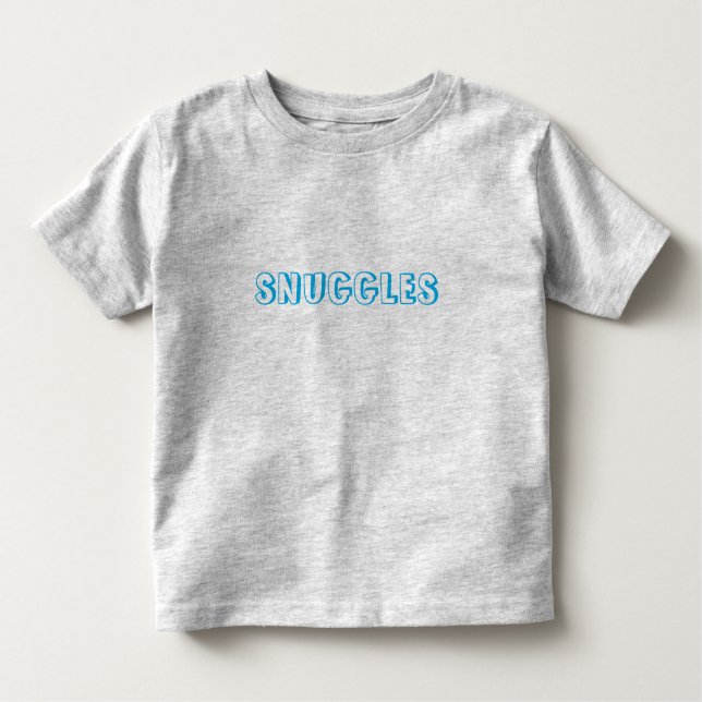 "Ljusblå brev" T Shirt (Framsida)