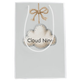 Ljusblå Cloud Nine Baby Shower