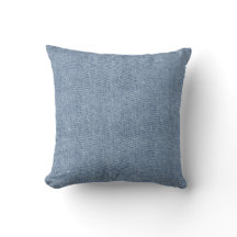 Ljusblå Denim Kudd