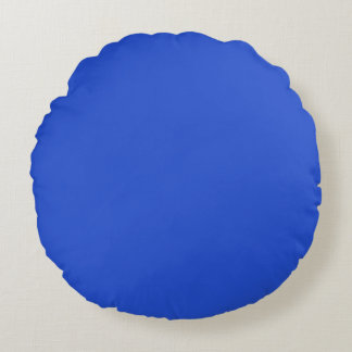Ljusblå Enfärgad Minimalistisk Design Rund Kudde
