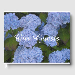 Ljusblå Hydrangeor Gästböcker