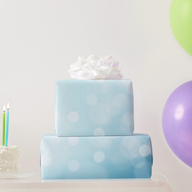 Ljusblå jul  presentpapper (Festgåvor)