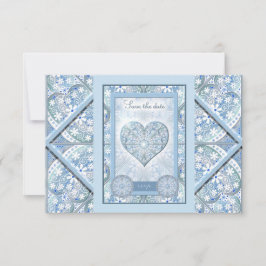 Ljusblå keramisk snöre OSA kort