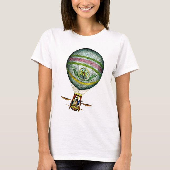Ljusblå Luftballong T Shirt (Framsida)