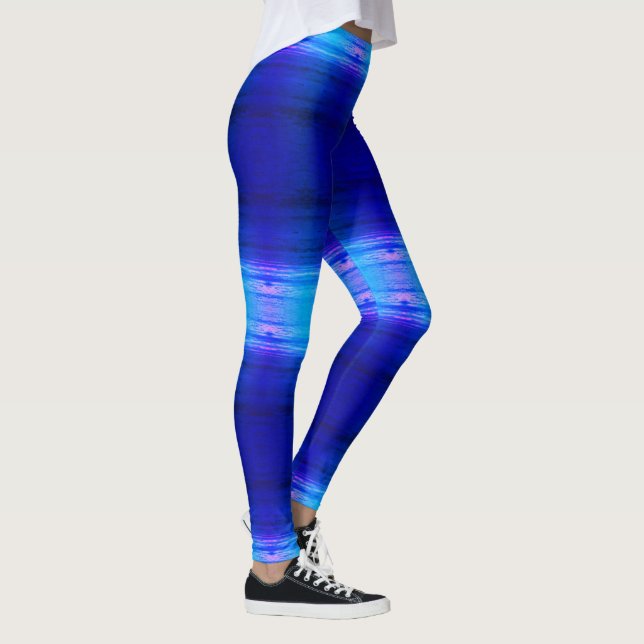 Ljusblå mönstrad leggings (Höger)
