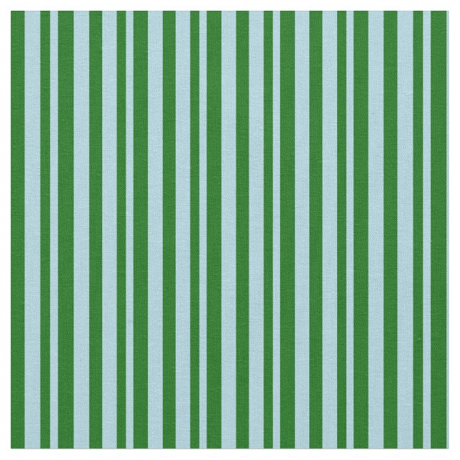 Ljusblå och Mörk grönt Färgad Linjer Tyg (Närbild)
