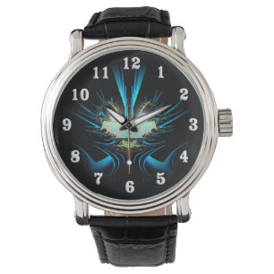 Ljusblå Öga-skapelse Armbandsur