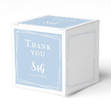 Ljusblå Snyggt Anpassningsbar Elegant bröllop