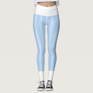 Ljusblå superhjälten Halloween Costume 2 Leggings