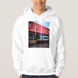 Ljusblå tåg hoodie