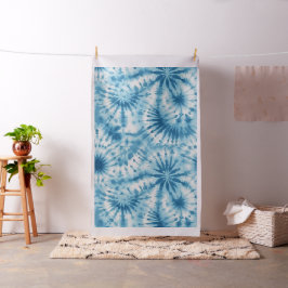 Ljusblå Tie-Dye Tyg