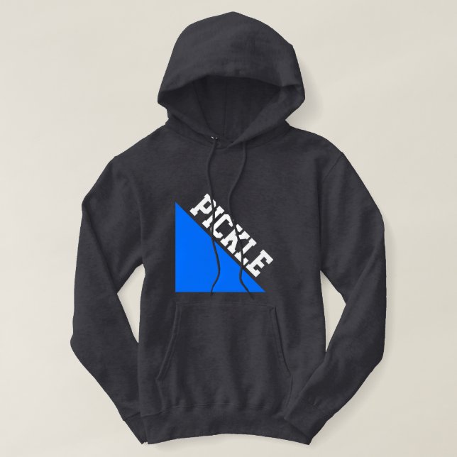 Ljusblåkantstensfärgad pikullmotor på Grått Hoodie (Design framsida)