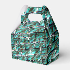 Ljusblått, bubblor vid gräddning eller brickeffekt presentaskar