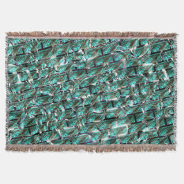 Ljusblått, bubblor vid rutnät eller brickeffekt? filt