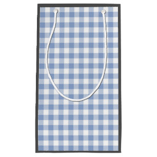 Ljusblått Gingham-mönster Klassiskt Rutigt Tryck