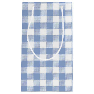 Ljusblått Gingham-mönster Klassiskt Rutigt Tryck