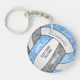 Ljusblått grått anpassningsbar volleyball