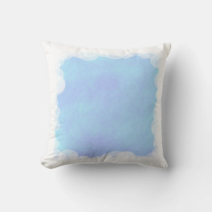 Ljusblått och bubbelmoln Pillow Kudde