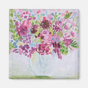 Ljusblomma Bouquet Magnet