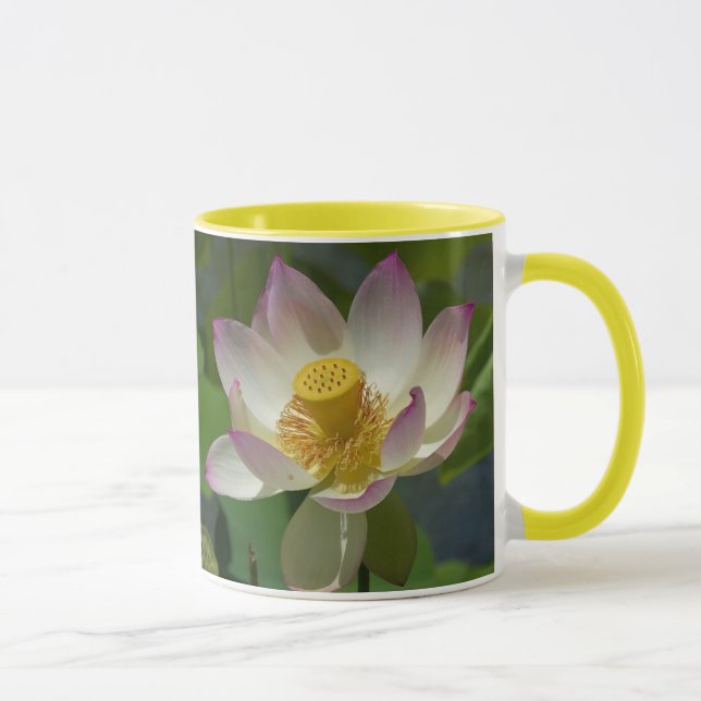 Ljusblomma på vatten ringer mugg (Höger)
