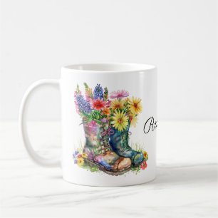 Ljusblommor i Boots Kaffemugg