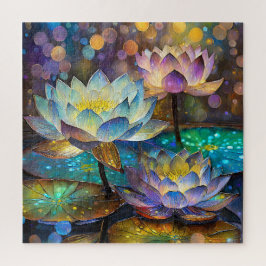 Ljusblommor Lotus Trio Pussel