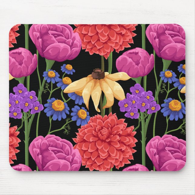 Ljusblommor, musknapp musmatta (Framsidan)