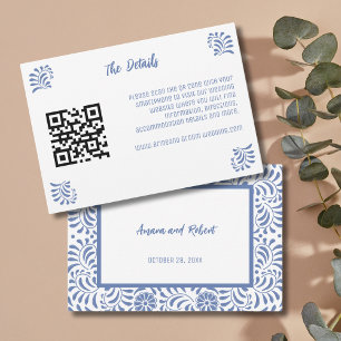 LJUSBLUE MEXICAN TALAVERA ENKLOUSURE CARD