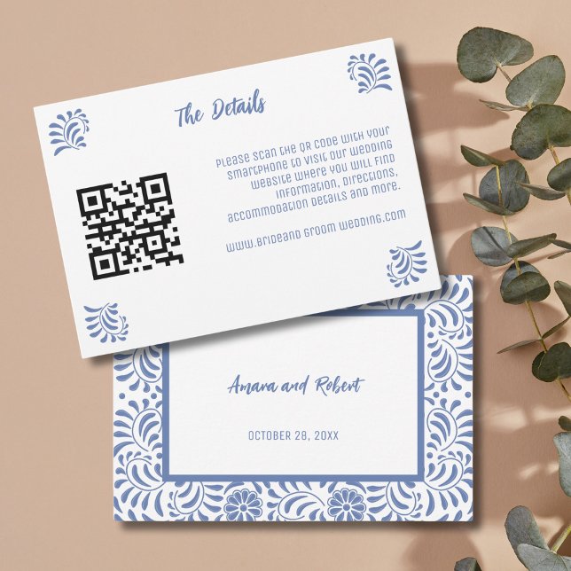 LJUSBLUE MEXICAN TALAVERA ENKLOUSURE CARD (Skapare uppladdad)