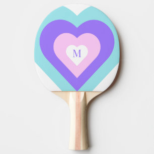 Ljusbrant Y2k 2 000-tal Många Hearts Pingisracket