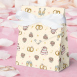 Ljusbröllopringar Förmånslådor Presentaskar<br><div class="desc">Tillsätt en charmig finishing touch till din fest med dessa bedårande brölloppsinspirerade presentpåsar. Med ett lekfullt mönster av söta tecknade bröllopsringar, glada blommor och klickande champagneglas är dessa påsar perfekta för att förvara små godsaker, godis eller souvenirer. Ideala för bröllop, brudfester, förlovningar, årsdagar och möhippor, de gör underbara tackgåvor till...</div>