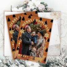 Ljusbrun foto i god jul Träd Snö