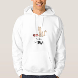 Ljusbrun persisk katt-sweatshirt hoodie