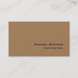 Ljusbrun, unik Professionell för Trendig minimalis Visitkort