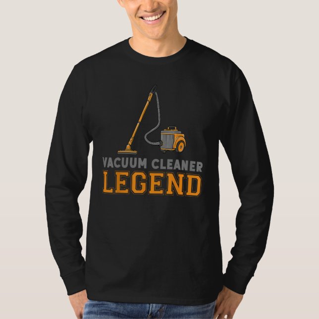 Ljusbrun Vacuum Cleaner Legend Householding Hoover T Shirt (Framsida)
