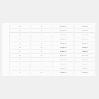 Ljusbrytningsetiketter Klistermärke