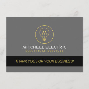 LJUSBULB MONOGRAM-LOGOTYP - tackkort Tack Kort