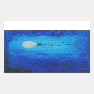 Ljusbulkdekal Rektangulärt Klistermärke