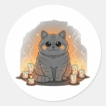 Ljuscirkelbrit - British Shorthair Halloween